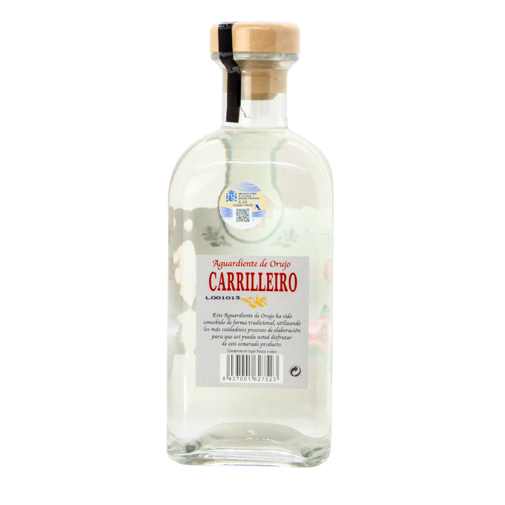 Aguardiente Orujo Blanco CARRILEIRO 1L Frasca