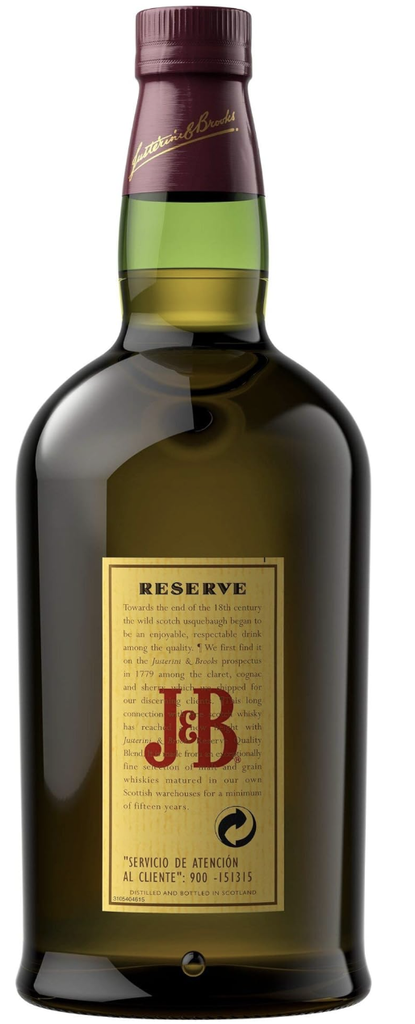 Whisky J&B RESERVA 15 AÑOS 70cl
