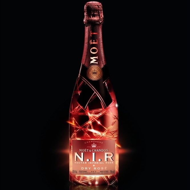 Champagne MOET&CH NECTAR ROSE IMP NIR Luminoso 75cl