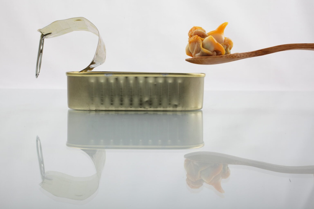 Berberechos al natural 30/40 p. “Rías Gallegas” Lata RR-125 f.a. A Conserveira Selección