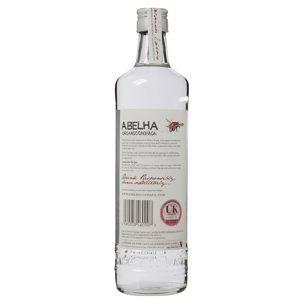 Cachaça ABELHA Organic Silver 39º 70cl