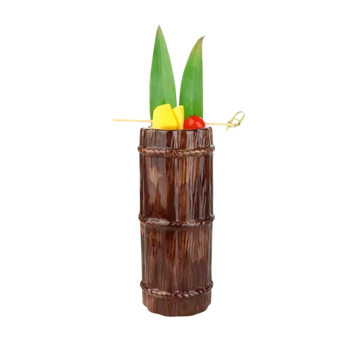 [KI0003] Vaso Cerámica Bambu 470ml KT